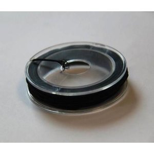 Hobby & Crafting Fun Elastisch koord zwart 1 mm 5 meter