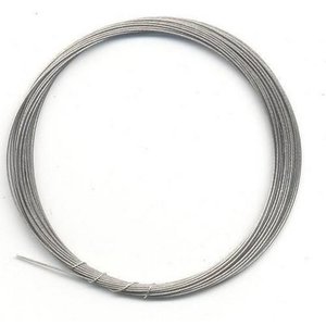 Hobby & Crafting Fun Metaaldraad nylon coating zilverkleur 0,4 mm 4 meter