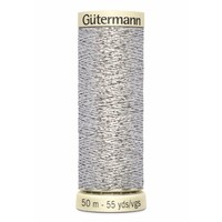 Gutermann Metallic Garen Zilver 50 meter 041