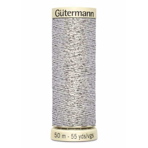 Gutermann Gutermann Metallic Garen Zilver 50 meter 041