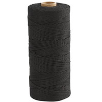 Zwart Katoenkoord 1 mm 315 meter 220 gram