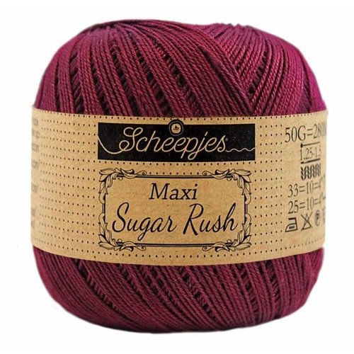 Scheepjeswol Scheepjes Maxi Sugar Rush 50 gram Bordeau 750