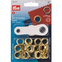 Prym Ringen met Schijven 11 mm Goud