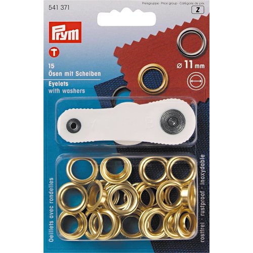 Prym Prym Ringen met Schijven 11 mm Goud