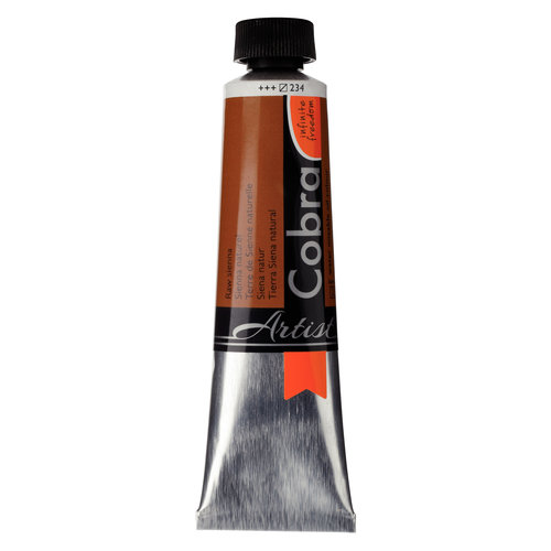 Cobra Cobra Artist Olieverf op waterbasis Tube 40 ml Sienna Naturel 234