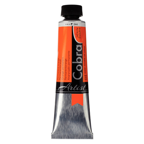 Cobra Cobra Artist Olieverf op waterbasis Tube 40 ml Permanentoranje 266