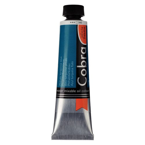 Cobra Cobra Artist Olieverf op waterbasis Tube 40 ml Phtaloturkooisblauw 565