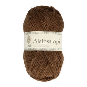 Lopi Alafosslopi wol 100 gram Bruin 0053