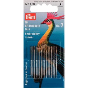 Prym Borduurnaald Crewel Fijn N°7 16 stuks