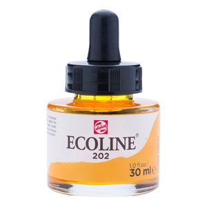 Ecoline Ecoline Vloeibare Waterverf Flacon 30 ml Donkergeel 202