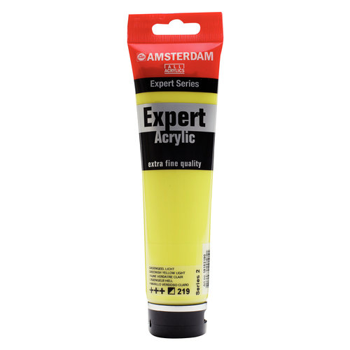 Amsterdam Amsterdam Acrylverf Expert Tube 150 ml Groengeel Licht 219