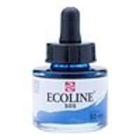 Ecoline Vloeibare Waterverf Flacon 30 ml Ultramarijn Licht 505