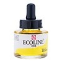 Ecoline Vloeibare Waterverf Flacon 30 ml Citroengeel 205