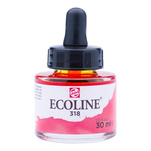 Ecoline Ecoline Vloeibare Waterverf Flacon 30 ml Karmijn 318