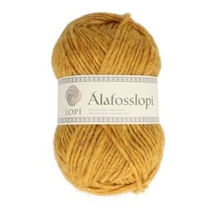 Lopi Alafosslopi wol 100 gram Geel 9964