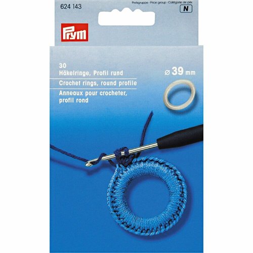 Prym Prym Haakringen Kunststof rond 39 mm 30 stuks