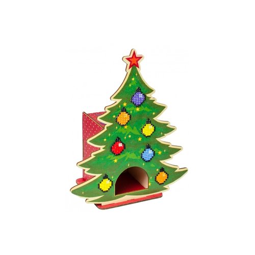 Wizardi Wizardi Diamond Painting Tea House Christmas Tree WW002