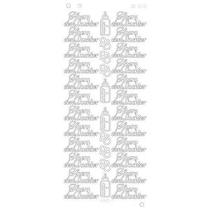 Card Deco Stickervel Hoera een Dochter