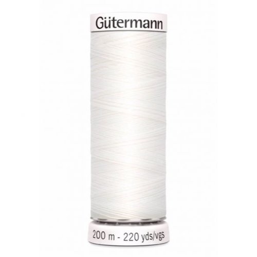 Gutermann Gutermann Naaigaren 200 meter nr 800 Wit