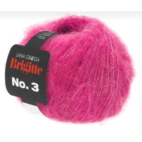 Lana Grossa Brigitte nr 3 Mohair kleur 28 Roze