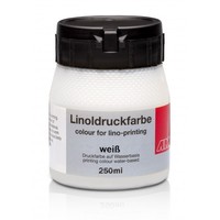 Linodrukverf 250 ml Wit