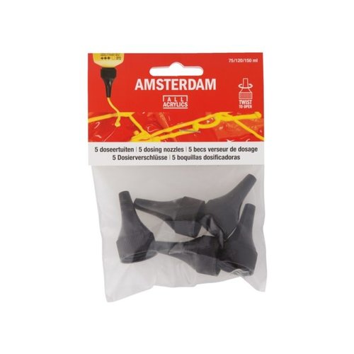 Amsterdam Set van 5 doseertuiten 120 ml Amsterdam Acryl