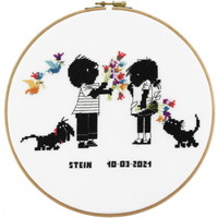 Borduurpakket Jip & Janneke met vriendjes, Fiep Westendorp