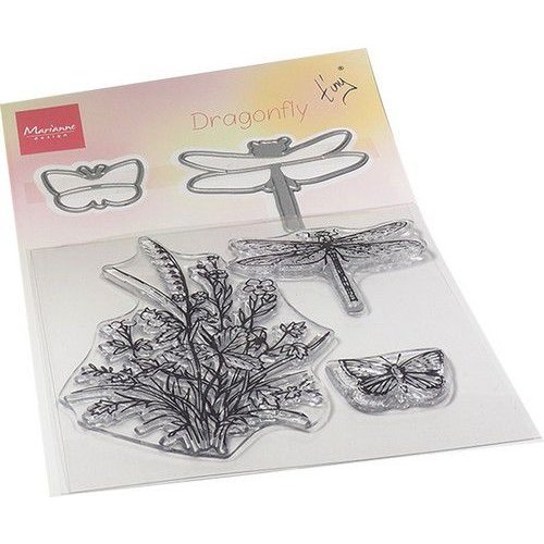 Marianne Design Marianne D Clear Stamp & die set Tiny‘s Libellen TC0880 120x185mm (01-21)