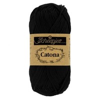 Scheepjes Catona 50 gram - 110 Jet Black