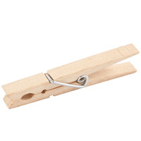 Houten wasknijpers 150 stuks 80 x 10 mm