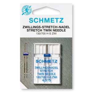 Schmetz Schmetz Machinenaald Tweeling Stretch N°75-4mm