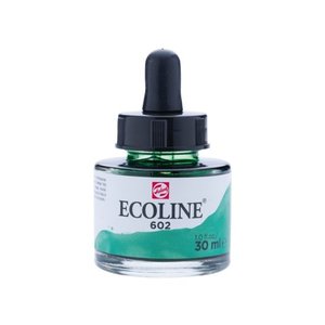 Ecoline Ecoline Vloeibare Waterverf Flacon 30 ml Donkergroen 602