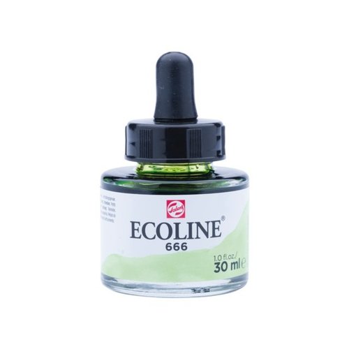 Ecoline Ecoline Vloeibare Waterverf Flacon 30 ml Pastelgroen 666