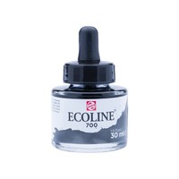 Ecoline Vloeibare Waterverf Flacon 30 ml Zwart 700