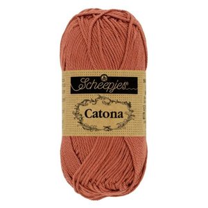Scheepjeswol Scheepjes Catona 50 gram - 504 Brick Red Scheepjeswol Scheepjes Catona 50 gram - 504 Brick Red