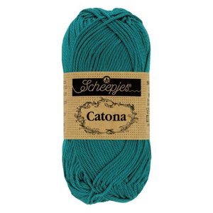 Scheepjeswol Scheepjes Catona 50 gram - 401 Dark Teal Scheepjeswol Scheepjes Catona 50 gram - 401 Dark Teal