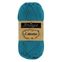 Scheepjes Catona 50 gram - 400 Petrol Blue