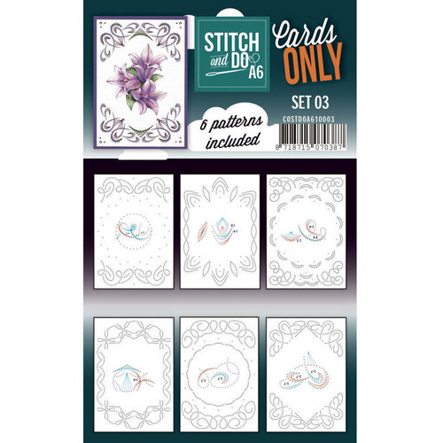 Hobbydots Stitch and Do Cards Only Stitch Cards A6 - 003