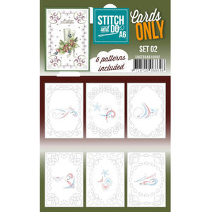 Hobbydots Stitch and Do Cards Only Stitch Cards  A6 - 002