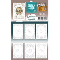 Stitch and Do Cards Only Stitch Cards  A6 - 006