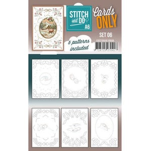 Stitch and Do  Stitch and Do Cards Only Stitch Cards  A6 - 006