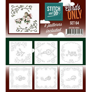 Hobbydots Stitch and Do Cards Only Stitch Cards 4K - 64