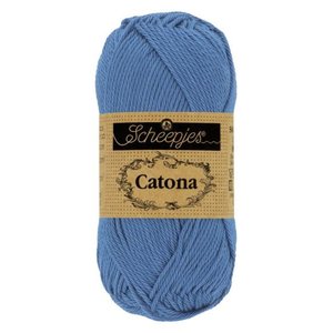 Scheepjeswol Scheepjes Catona 50 gram - 261 Capri Blue Scheepjeswol Scheepjes Catona 50 gram - 261 Capri Blue