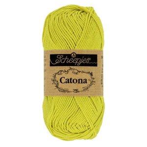 Scheepjeswol Scheepjes Catona 50 gram - 245 Green Yellow