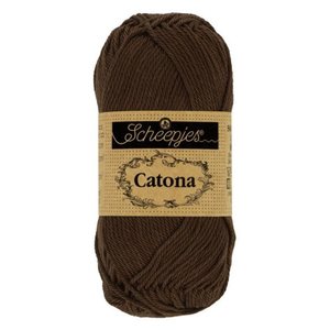 Scheepjeswol Scheepjes Catona 50 gram - 162 Black Coffee Scheepjeswol Scheepjes Catona 50 gram - 162 Black Coffee