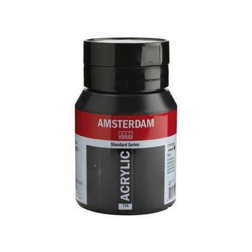 Amsterdam Amsterdam Acrylverf 500 ml Oxydezwart 735