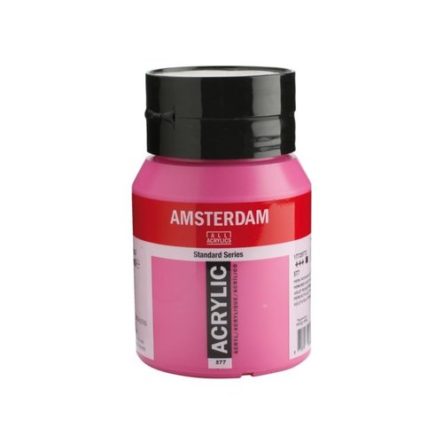 Amsterdam  Amsterdam Acrylverf 500 ml Permanentrood Violet Licht 577