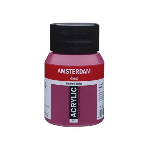 Amsterdam Amsterdam Acrylverf 500 ml Permanentroodviolet 567