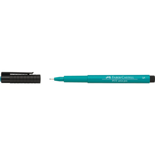 Faber Castell tekenstift Faber-Castell Pitt Artist Pen S 156 kobalt groen