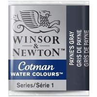 W&N Cotman Aquarelverf Half Napje Paynes Gray